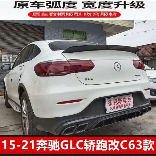 For Benz GLC Coupe GLC200 Spoiler GLC260 Spoiler ABS Car Rear Wing Spoiler for Benz Coupe GLC300 Spoiler 2017