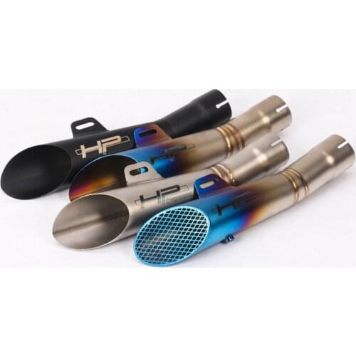 Universal 38-51 mm Exhaust Muffler Pipe Motorcycle Tail Escape DB Killer Rear Tips for Dirt Bike Scooter ATV Stainless Steel