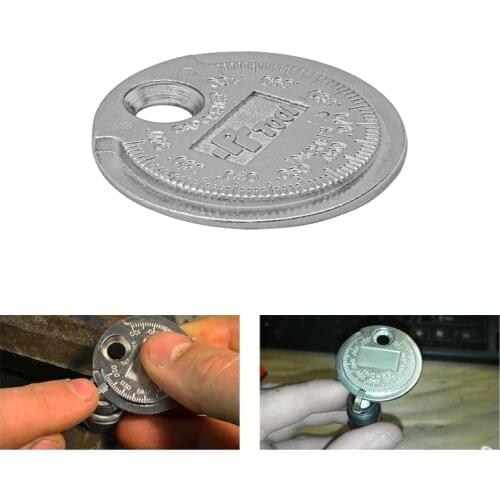 Ignition spark plug Gap Gauge tool Caliber Measuring Tool 0.6-2.4mm Range Spark Plug Gage Gap Tool Feeler 1 pcs