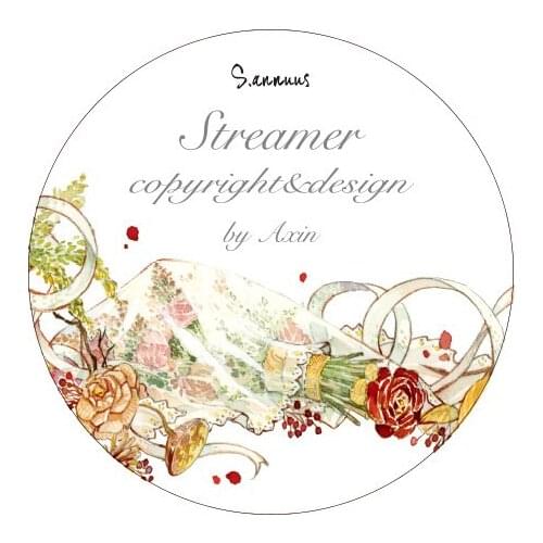10 Meter Scrapbooking Washi Tape Taiwan Made Misty Flowers