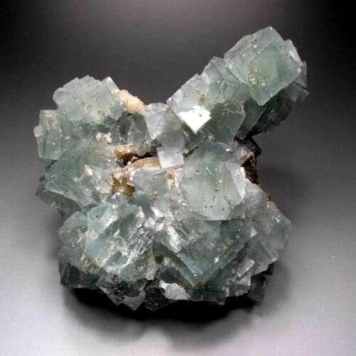 1403g Light Blue Fluorite Cluster on Matrix - crystals and stones healing Mineral specimen Home Decor feng shui decoration