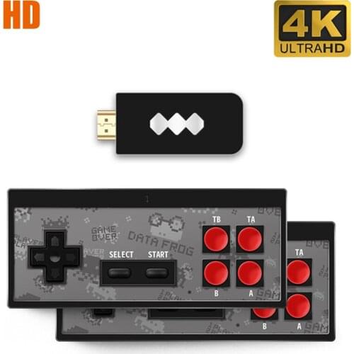 USB Wireless Handheld Support AV/HDMI Output TV Video Game Console Build In 600 Classic 8 Bit Mini Video Console Family Games