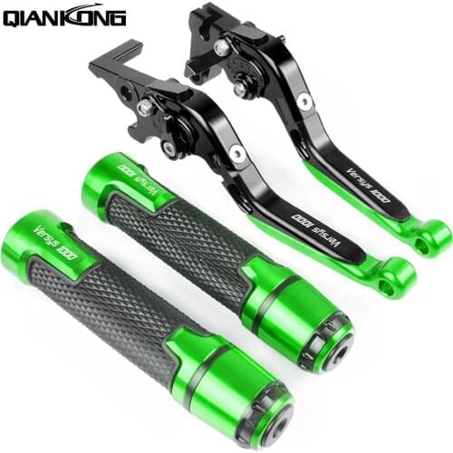 For Kawasaki VERSYS 1000 VERSYS1000 ABS 2012 2013 2014 Motorcycle Brake Handle Adjustable Brake Clutch Levers Handbar End Grips