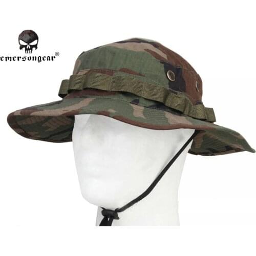 Emersongear Bonnie Hat Airsoft Combat Hat Woodland EM8735