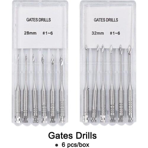 Dental Endo Files Gates Drills Endodontic Reamers Drill Burs Gates Glidden Dentist Tools