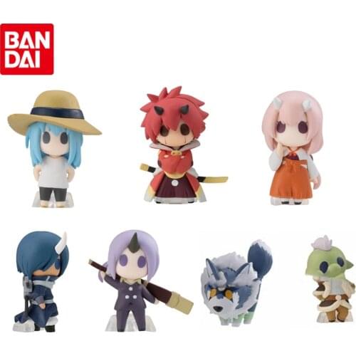 Bandai Gacha That Time I Got Reincarnated As A Slime Rimuru Tempest Benimaru Shuna Shion Souei Ranga Anime Action Figures Toys