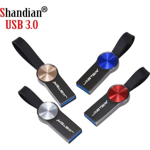 SHANDIAN USB 3.0 Flash Drives Fashion High Speed 32GB 16GB 64GB Metal Waterproof Usb Stick Pen Drive Free shipping customer logo