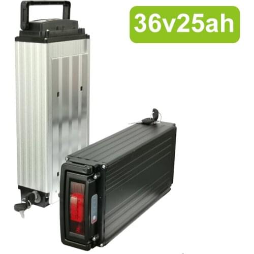Hot sales 36v rear rack ebike battery pack for 36v 25ah Rear Cargo Rack Batteries for bafang 750w 1500w 1000w with charger