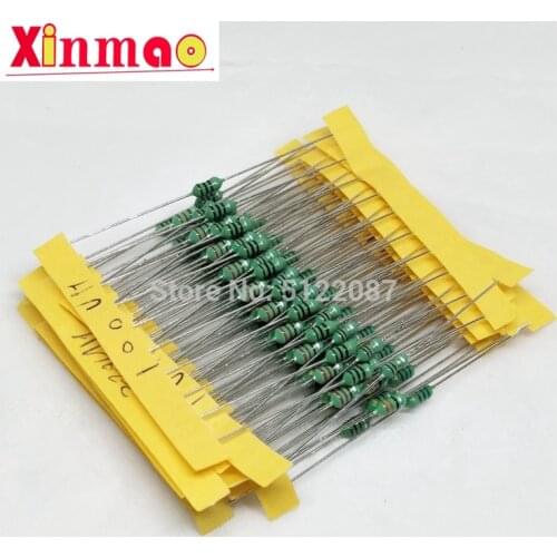 1/4W AL 0307 0.25W 1uH to 1M Inductor 13valuesX10pcs=120pcs,Electronic Components Package Chromatic Ring Inductor Assorted Kit