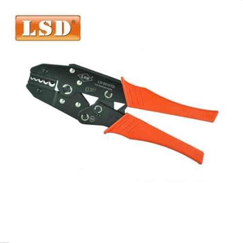 0.5-10mm2 non-insualted terminal crimping tool LS-0510TD 22-8awg tube terminals crimper