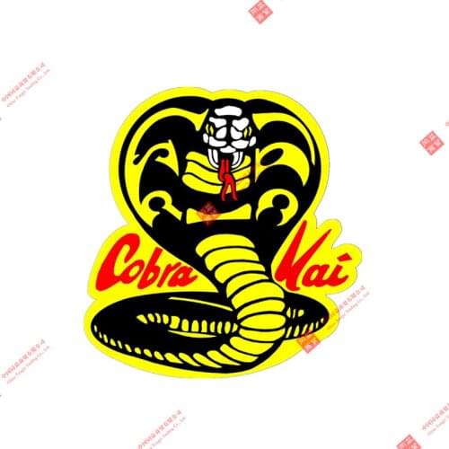 Interesting Cobra Kai Big Cobra Car Stickers Car Styling PVC Vinyl Motorcycl Accessories