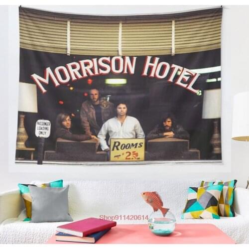 Morrison Hotel HQ tapestry Cover Beach Towel Picnic Yoga Mat Home Decoration Wall Hanging
