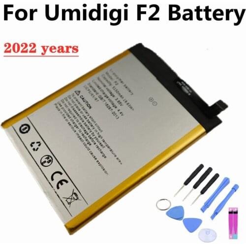 2021 New High Quality Umidigi Battery For UMI Umidigi F2 F 2 Bateria 5150mAh High Capacity Replacement Batteries + Tools