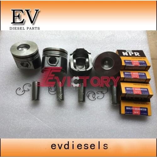 For Kubota V2003 V2003T V2003DI piston and piston ring 1G700-21110 1G363-21110
