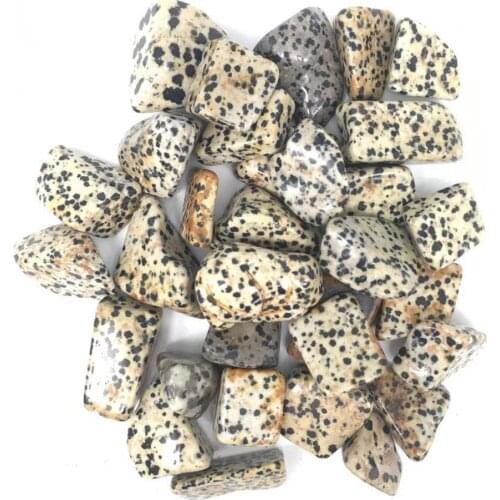 Spotted stones and crystals tumbled gemstones natural garden quartz reiki healing Beautifully decoration maison