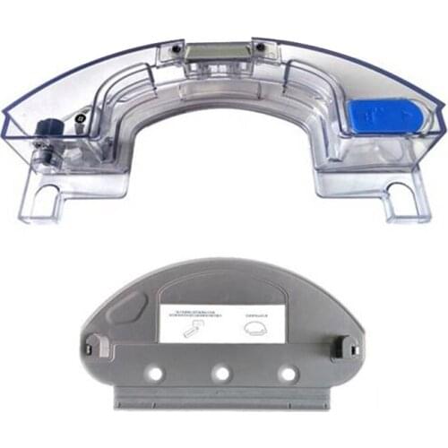 2 Pcs Water Tank Replace for Ecovacs Deebot Ozmo 950 Parts Vacuum Cleaner Accessories - Gray & Transparent
