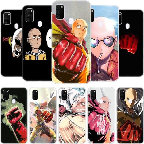 Anime One Punch Man Case for Samsung Galaxy F41 M01 Core M02S M12 M21S M30S M31S M42 M51 M62 A6 A7 A8 Plus 2018 Silicone Cover