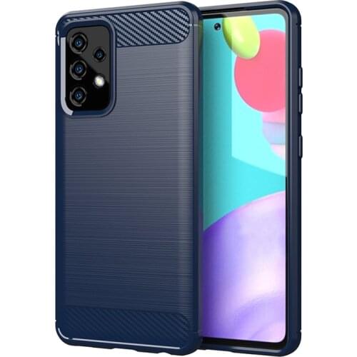 Silicone Case For Samsung Galaxy A52 5G A42 A72 F62 A22 A02 M62 Cases Soft Carbon Fiber ShockProof Cover For Samsung A32 4G Case