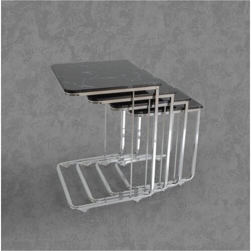 Modern Black Marble-Vegas Zigon coffee table coffee tables table basse furniture living room table