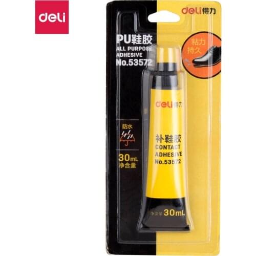 30ml Deli high quality all-purpose glue shoe mending glue strong glue office household glue wood rubber leather glue