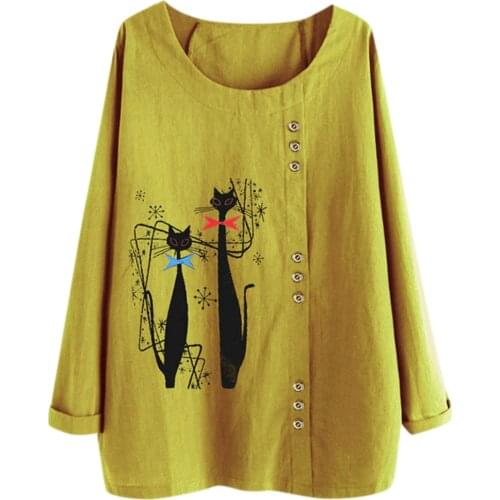 Блузки на пуговицах WHooHoo China At AliExpress