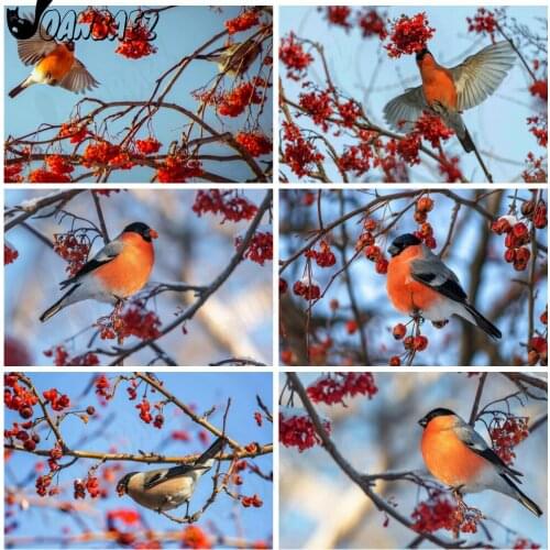 Animal Bird Diamond Painting Branch Cross Stitch Embroidery Landscape Mosaic Kit 5D Diy Hand Inlaid Craft Gift Design Home Decor