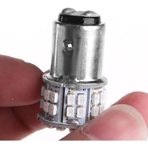 1PC 1157 BAY15D 50 SMD 1206 LED Car Tail Stop Lamp Bulb DC 12V Red Light