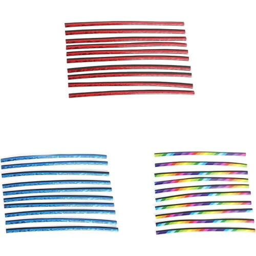 10pcs A/C Vent Grille Decoration Strips ABS Electroplate U Shape Unique Twinkle Car Chrome Air Outlet Strips Universal