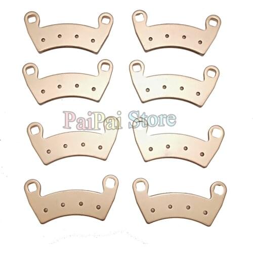 4 sets of Front & Rear Brake Pads High Performance Polaris Rzr 900 1000 xp 2014 2015 2016 2017 2018 2019