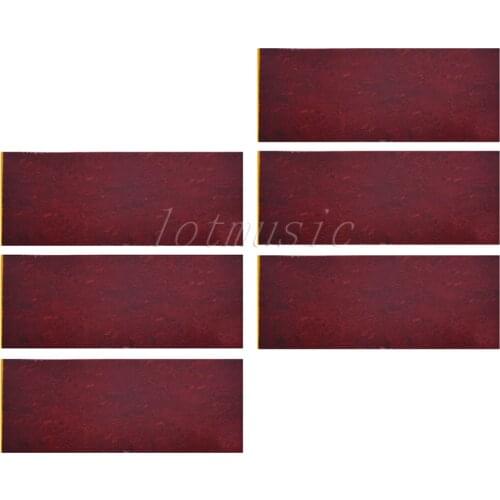 6pcs 18*46cm Adhesive Acoustic Pickguard Material Scratch Plate Soft