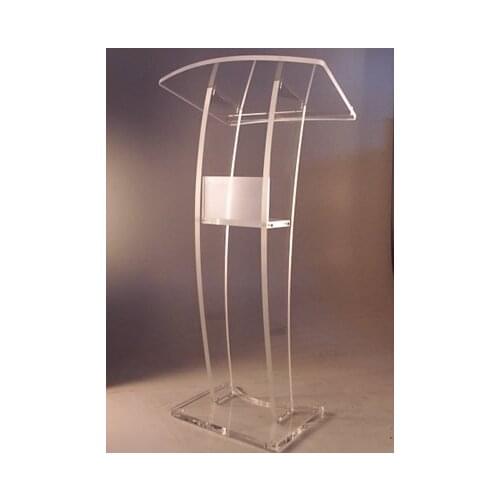 Acrylic Lectern/Podium Rostrum/Pulpit Acrylic Dais Clear Acrylic Church Podium Stand,Plexiglass Cheap Pulpit