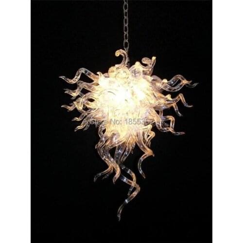 Free Shipping Pretty Clear Murano Glass Art Blown Glass Ceiling Light