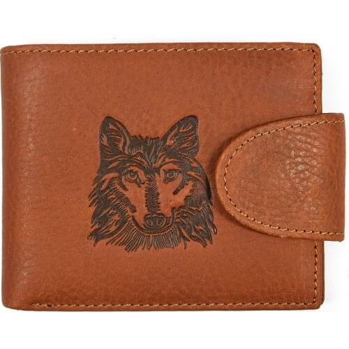 Real Genuine Leather Wallets For Men Male Vintage Short Three Fold Small Purse ID Credit Card Holder With Coin Pocket Money Bag