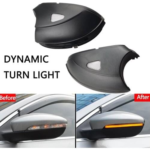 Dynamic Blinker For VW Passat B7 CC Scirocco LED Turn Signal EOS Light Beetle 2011 2014 Side Mirror Indicator For Volkswagen