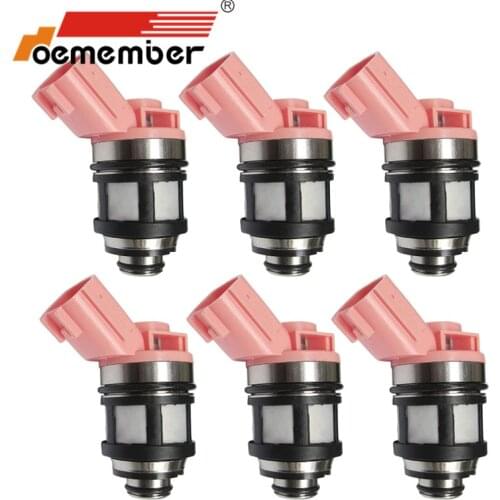 6pcs 16600-1800 Fuel Injector Nozzle for Nissan Navara D21 D22 3.0L VG30E Pathfinder 3.3L VG33E 16600-9S200 JS23-4