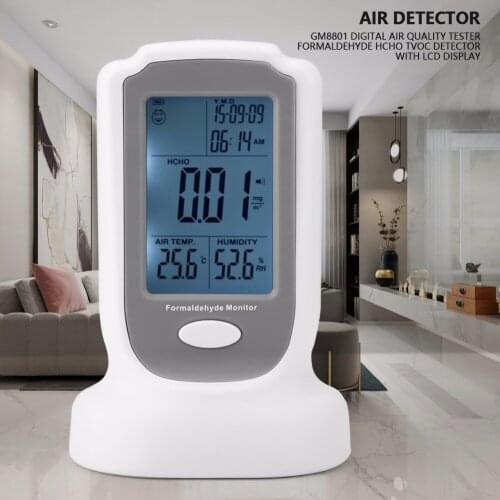 GM8801 Handheld digital Formaldehyde detector meter HCHO Gas analyzer tester 0-3mg/m3 Air quality monitor