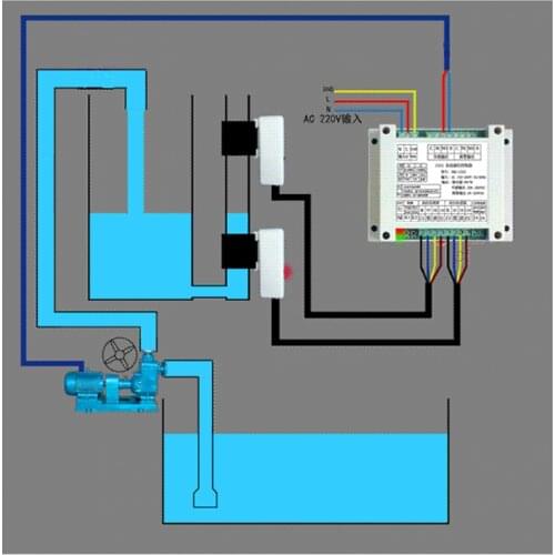 C362 high and low water level controller water tower box non-contact liquid level sensor boiler float switch automatic water pum