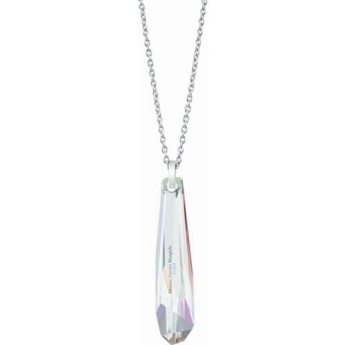 KUTAYDAN Swarovski®6016 JanJan Grand Crystalactite Silver Necklace