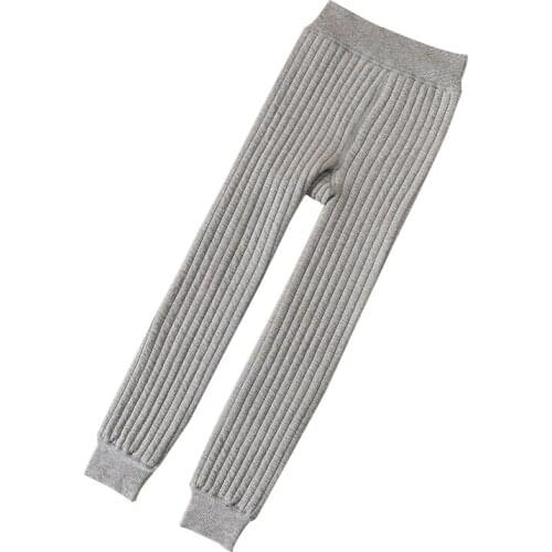 Girls Leggings Autumn/Winter Thickened Models Baby Girl Cotton Pants Korean Style Outer Wear Plus Velvet Children Warm Pants