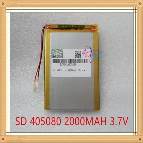 Liter energy battery 3.7V polymer lithium 405080 2000MAH mobile power supply Tablet PC GPS device