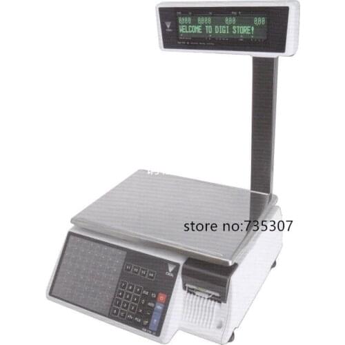 New original DIGI SM110P PLUS label pinting scales electronic scale digital display SM-110 P+ barcode scales SM100PCS retail