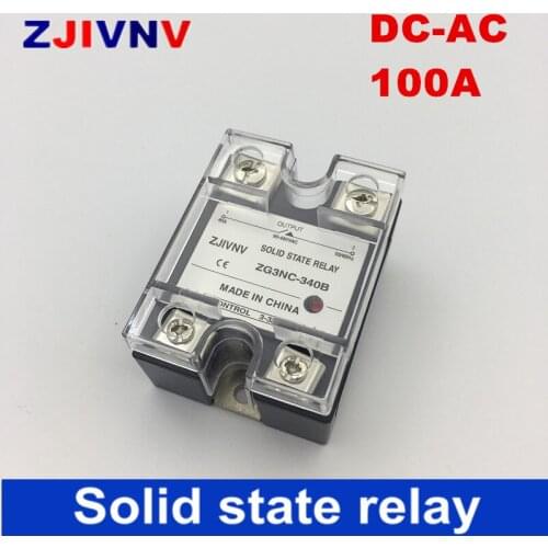 Single phase 100amp solid state relay SSR DC to AC Zero crossing basic type SSR/ ZG3NC-3100B