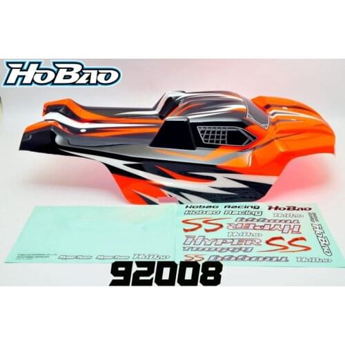 OFNA/HOBAO RACING 92008 PRINTED BODY(ORANGE) FOR 1/8 HYPER SST/ CAGE TRUGGY
