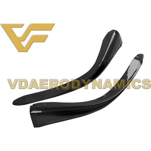 Suitable For 09-12 987 Porsche Cayman Boxster Carbon Fiber Front Bumper Side Under Lip