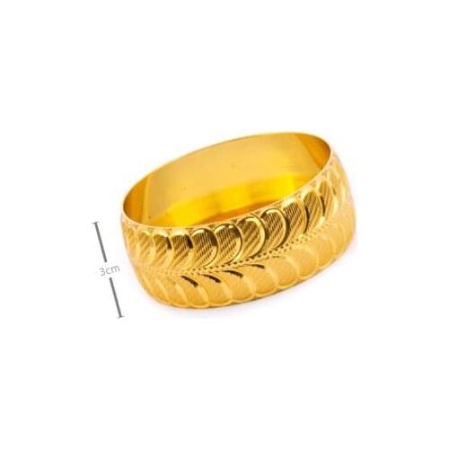 3 cm Gold Plated Bracelet