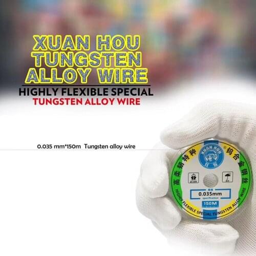 XUAN HOU LCD screen separation steel wire 0.035mm 150m High Hardness tungstem alloy wire Mobile phone repair tool