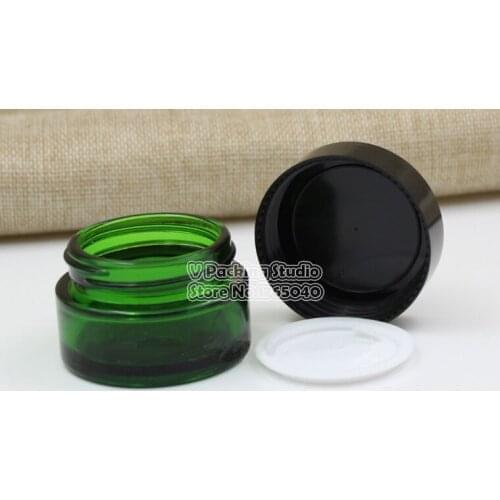 20g/ml Transparent empty cosmetic cream jar bottle Acrylic cream bottle cap/Sub bottle/cosmetics Bottle glass 200pcs/lot
