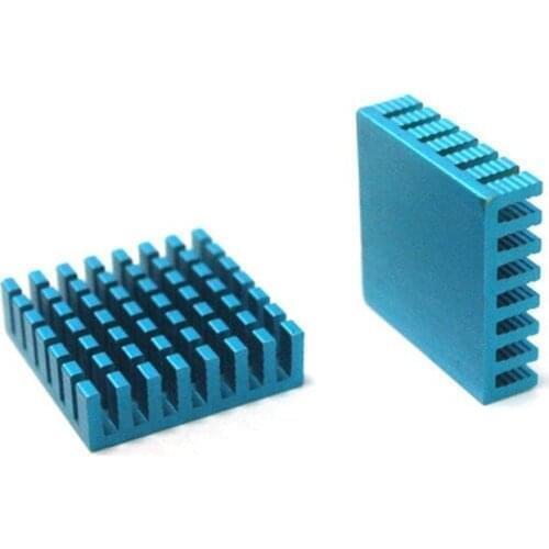 2PCS 30mm aluminum alloy heat sink 28 * 28 * 8mm CPU chip heat sink power radiator