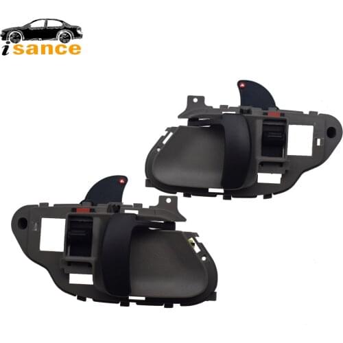 ISANCE NEW ( 77187, 15708043, GM1352101, 77186, 15708044, GM1353101 ) Interior Door Handle For 95-99 Chevrolet C1500 Gray