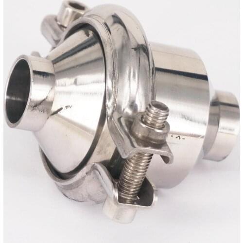 Welding OD 19/25/32/37/45/51mm 304 Stainless Steel Sanitary Check Valve Non-Return For Home Brew Beer 229 psi